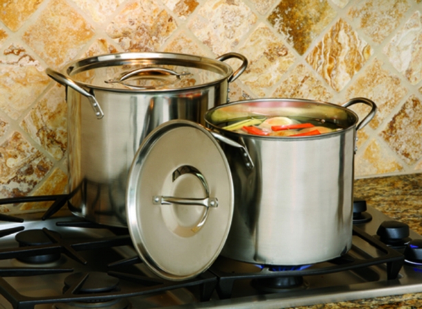 Picture of Cookpro 524 Steel Stockpot 8 Quart and 12 Quart