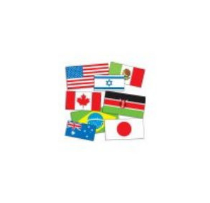 Picture of Teachers Friend 978-0-439-65502-6 International Flags Accent Punch-Outs