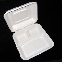 Picture of Asean Corporation BCS103 9x9x3 3 Compartment clamshell - 200 pcs