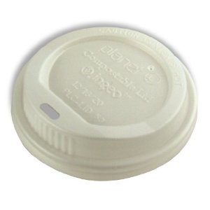 Picture of Asean Corporation PLC-LID Planet plus Compostable lid for hot cup 12-16-20oz - 1000 pcs