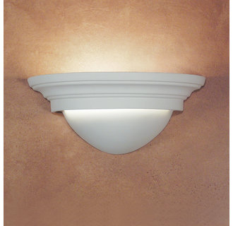 Picture of A19 110 Great Majorca Wall Sconce - Bisque - Islands of Light Collection