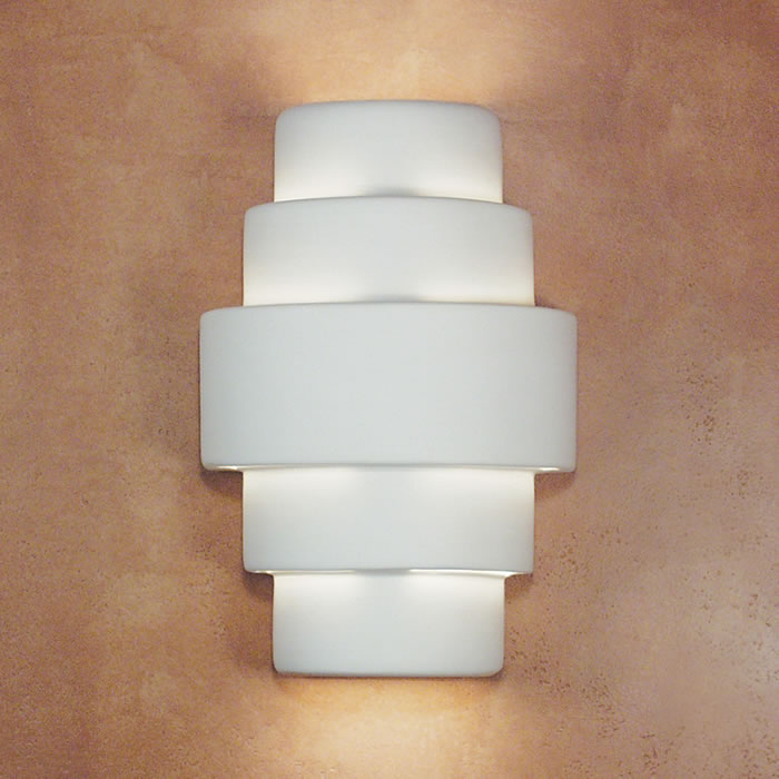 Picture of A19 1401 San Marcos Wall Sconce - Bisque - Islands of Light Collection