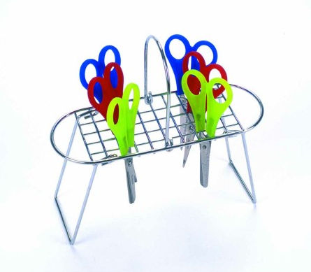 Picture of Armada Art 3002 Stainless Wire Scissor Rack (Holds 40 Pairs of Children&apos;s Scissors) - Pack of 6