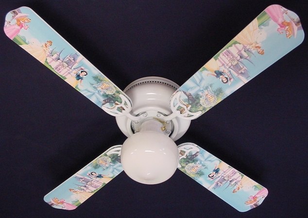 Picture of Ceiling Fan Designers 42FAN-DIS-PPE Disney Princesses- Castle Ceiling Fan 42 in.