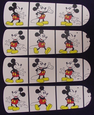 Picture of Ceiling Fan Designers 42SET-DIS-DMMW Disney Mickey Mouse no.2 42 in. Ceiling Fan Blades Only
