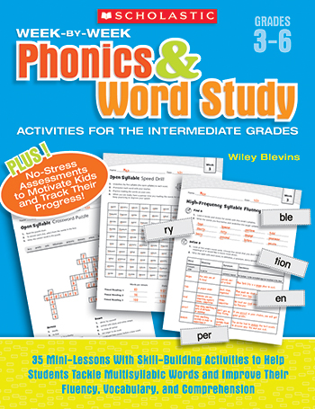 Picture of Scholastic Teaching Resources SC-946589 Week By Week Phonics & Word Study Activities For The Intermediate Grade