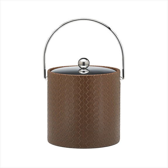 Picture of Kraftware 46168 San Remo Pinecone Design 3 Qt Ice Bucket with Metal Cover