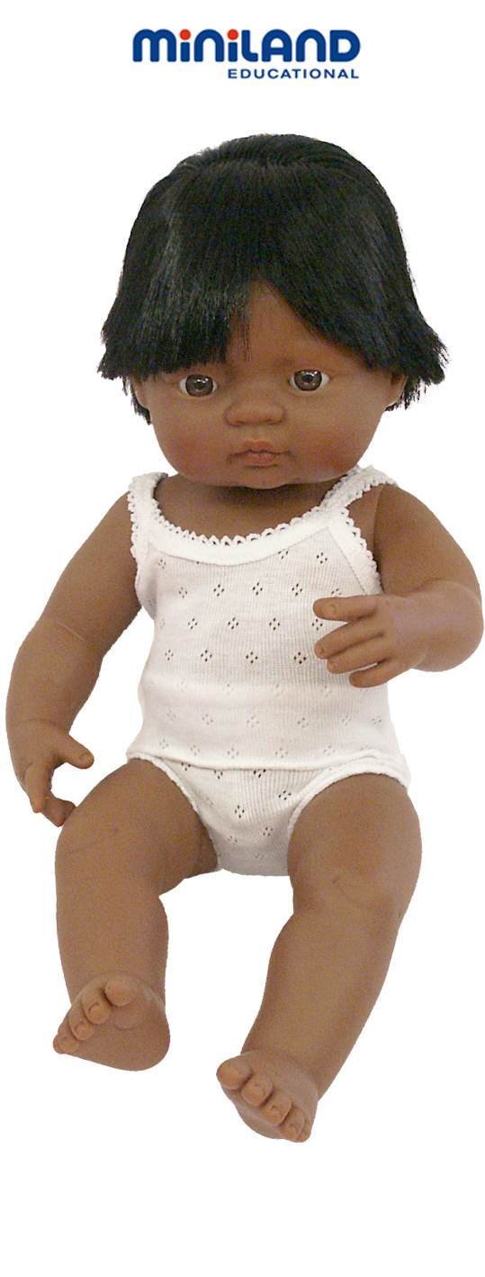 Picture of Miniland 31157 Baby Doll Hispanic Boy 15&quot; 