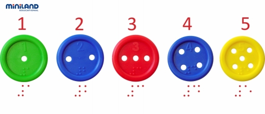 Picture of Miniland 31715 Lacing Buttons (140 pieces)