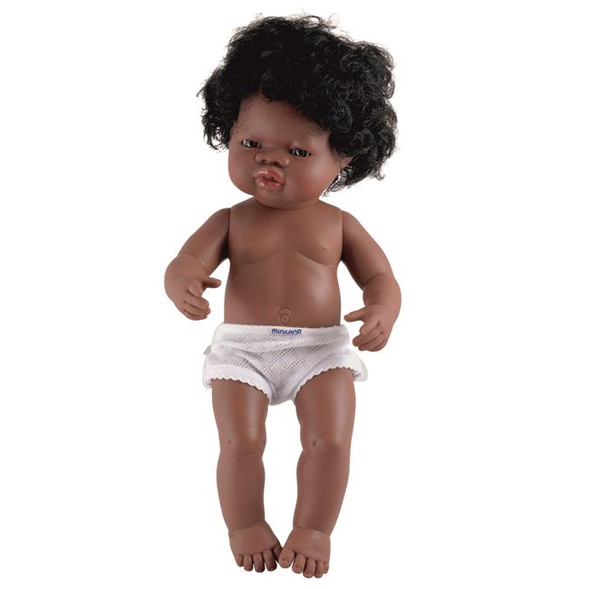 Miniland 31054 Baby Doll African Girl 15 - Picture 1 of 1