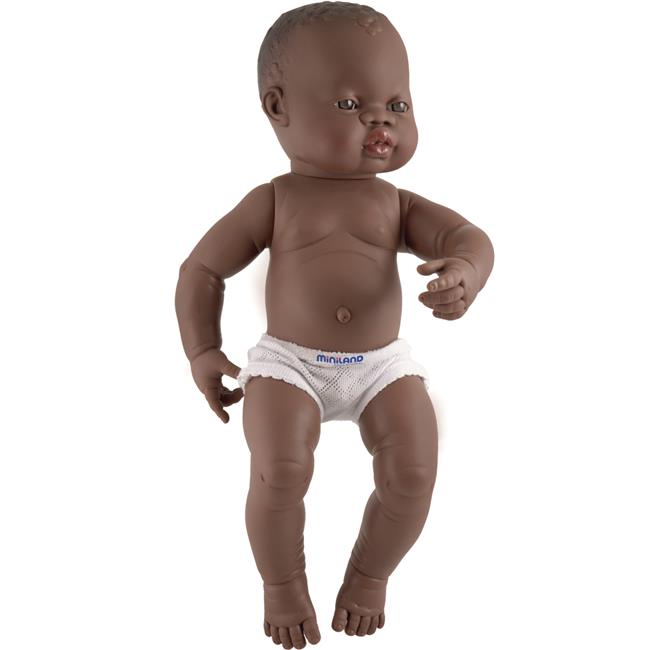 Miniland 31003 Newborn Baby Doll African Boy 15