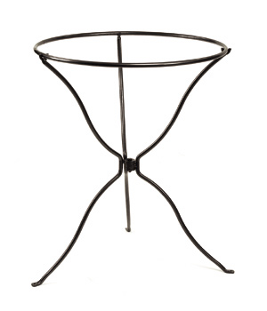 Picture of Achla BBS-14 Tripod Ring Stand Bird Bath - Powder Coated Graphite