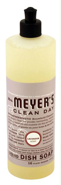 Picture of Mrs Meyers Clean Day MRM-64580P3 Liquid Dishwashing Soap- Lavender- Multi-packs Contain Three 16 oz Bottles