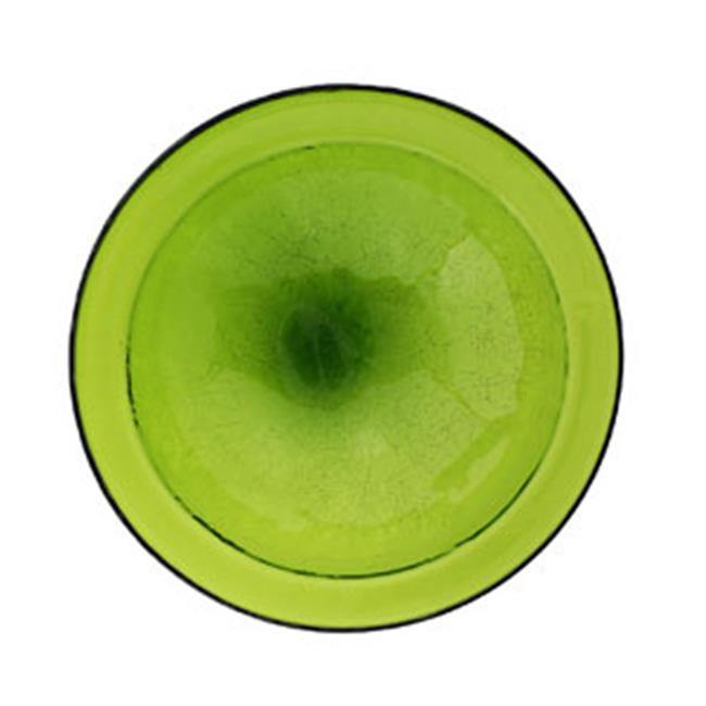 Achla CGB-05FG Crackle Bowl Bird Bath - Fern Green