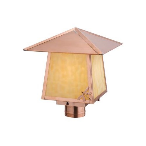 113223 12 in. Square Stillwater Post Mount with Dragonfly