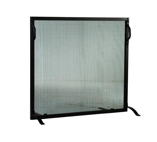 113728 46.5 in. W x 44.5 in. H Simple Fireplace Screen