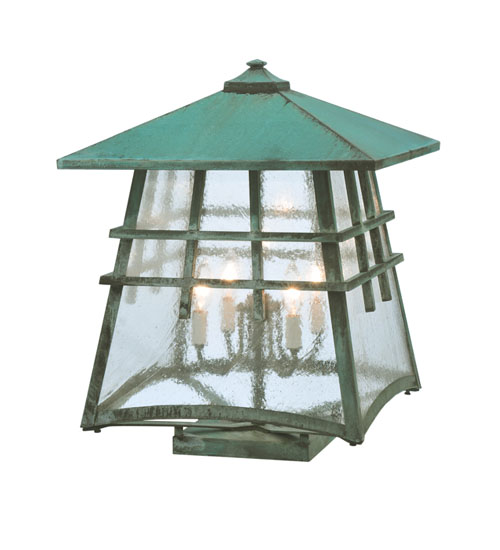 112386 18 in.  Square Stillwater Custom Post Mount