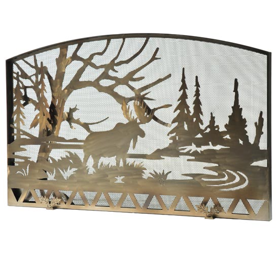 111149 Moose Creek Fireplace Screen