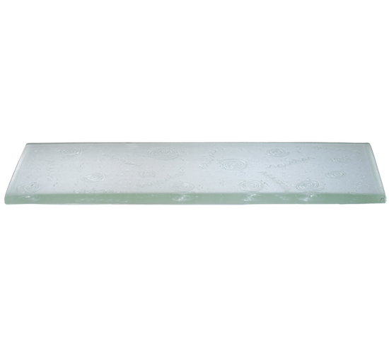 117007 46 in. L x 18 in. W Supernova Fused Glass Table Top