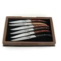 SCIP SR-1027A SR Laguiole Steak Knives with Assorted Wood Handle - Set of 6 SCIP SR-1027A SR Laguiole Steak Knives with Assorted Wood Handle - Set of 6