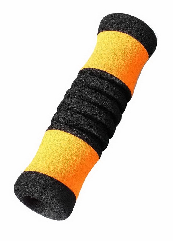 Picture of Sky Med SM-017001OB Cane Replacement Offset Hand Grip- Orange/Black