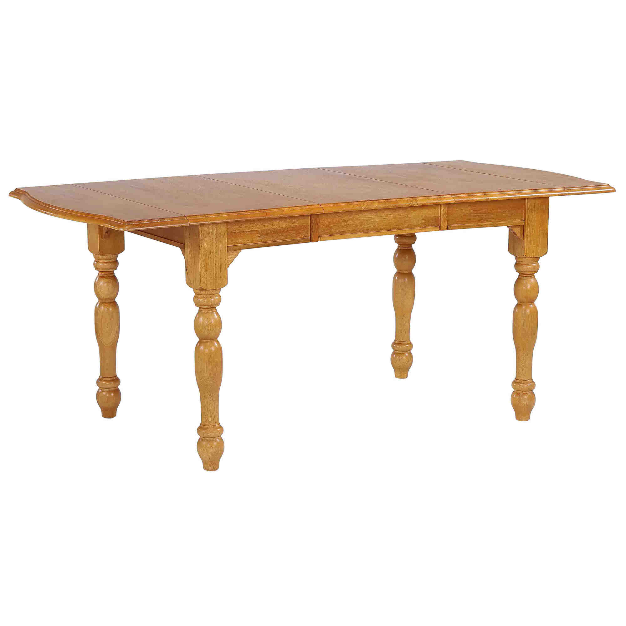 Picture of Sunset Trading Drop Leaf Extension Dining Table in Light Oak Finish