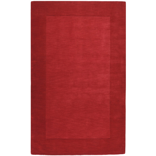 M299-58 Mystique Rug- 100% Wool- Hand Crafted- Red- 5'X8'