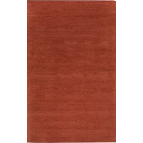 M332-7696 Mystique Rug- 100 Pct Wool- Hand Crafted- Rust- 76X96 -  Livabliss