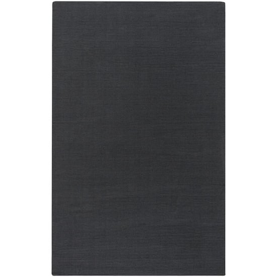 M341-7696 Mystique Rug- 100% Wool- Hand Crafted- Dark Gray- 7'6''X9'6'' -  Livabliss