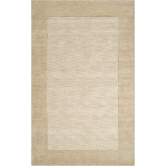 M344-23 Mystique Rug- 100% Wool- Hand Crafted- Beige- 2'X3'