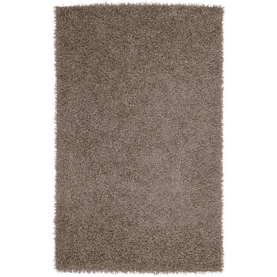 VIV802-1616 Vivid Rug- 100 Pct Polyester- Hand Woven- Silver- 16X16