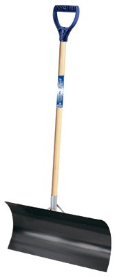 24-Inch Sno-Pusher - Steel Blade - Wood Handle - Durable Design