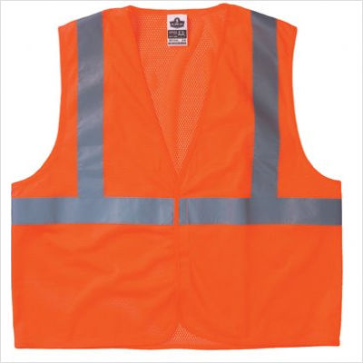 Ergodyne GloWear 8210HL Class 2 Economy Vest - 2XL/3XL Size 2X/3X - 21017