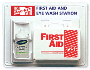First Aid Kit and Housing, Plastic 160 Components, 25 People Served