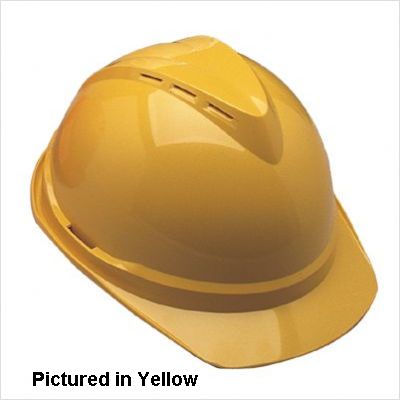 Picture of MSA 454-10034023 V-Gard Vented Green Hardcap 4 Point Susp.