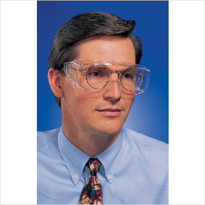 Yukon 9810XL Protective Eyewear, Clear Coated Polycarbonate Lenses, Clear Frame
