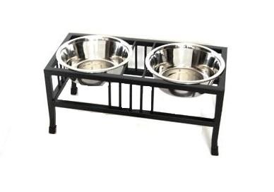 Picture of Pet Store Pros RDB13L Raised Double Baron Diner- 3 Qt.