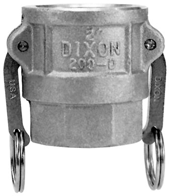 Picture of Dixon Valve 238-200-D-AL 2&quot; Andrews Type D Cam and Groove Couplers