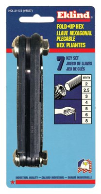 Picture of Eklind Tool 269-21172 M27 Metric Size Hex Keyset