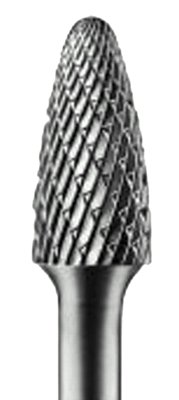 Carbide Bur,SCTI SF-3,1/4",Double Cut