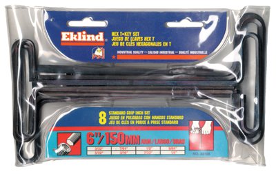 Picture of Eklind Tool 269-33168 6 Inch T-Handle Hex Key Service Kit 8 Keys