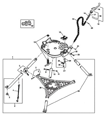 632-41090 Tristand Chain Vise Washer and Screw