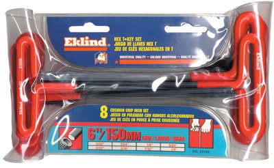 Picture of Eklind Tool 269-53168 3-32 Inch - 1-4 Inch T-Handle Hex Kit W-Pouch 8 K