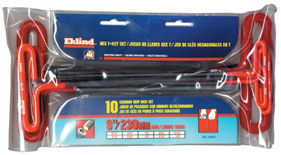 Picture of Eklind Tool 269-53910 3-32 Inch - 3-8 Inch T-Handle Hex Kit W-Pouch 10