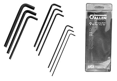 Allen 023-56034 Hex Key Sets - Black Oxide