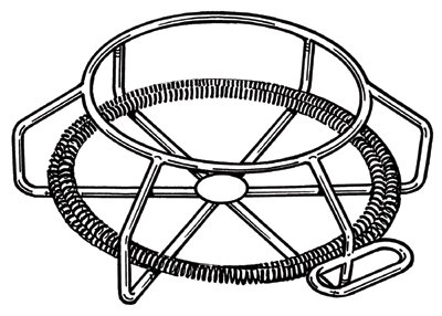 Cable Carrier Holds 75' 7-8 Inch Cable-C-10