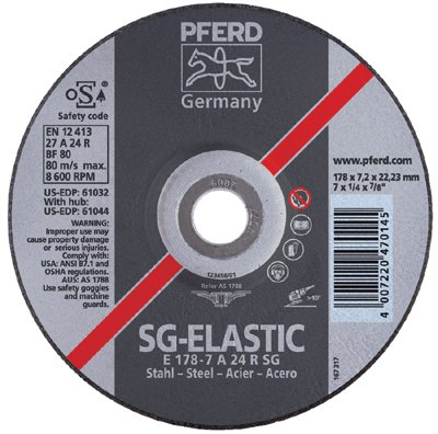 419-61038 Fd 61038 4-1-2 Inch X 1-4 Inch Grinding Wheel 5-8-11 Thd