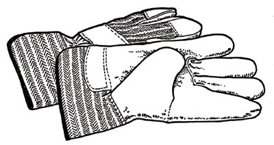 632-70032 Pair Of Working Gloves Pvc