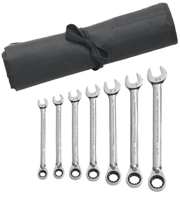Picture of GearWrench 329-9567RN 7Pc Reversible Comb Ratcheting Sae Non Capstop