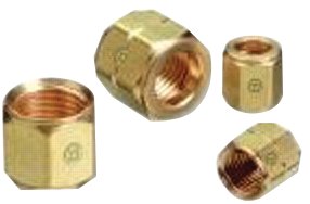 Hose Nut, 200 psig, Brass, D-Size, Fuel Gas